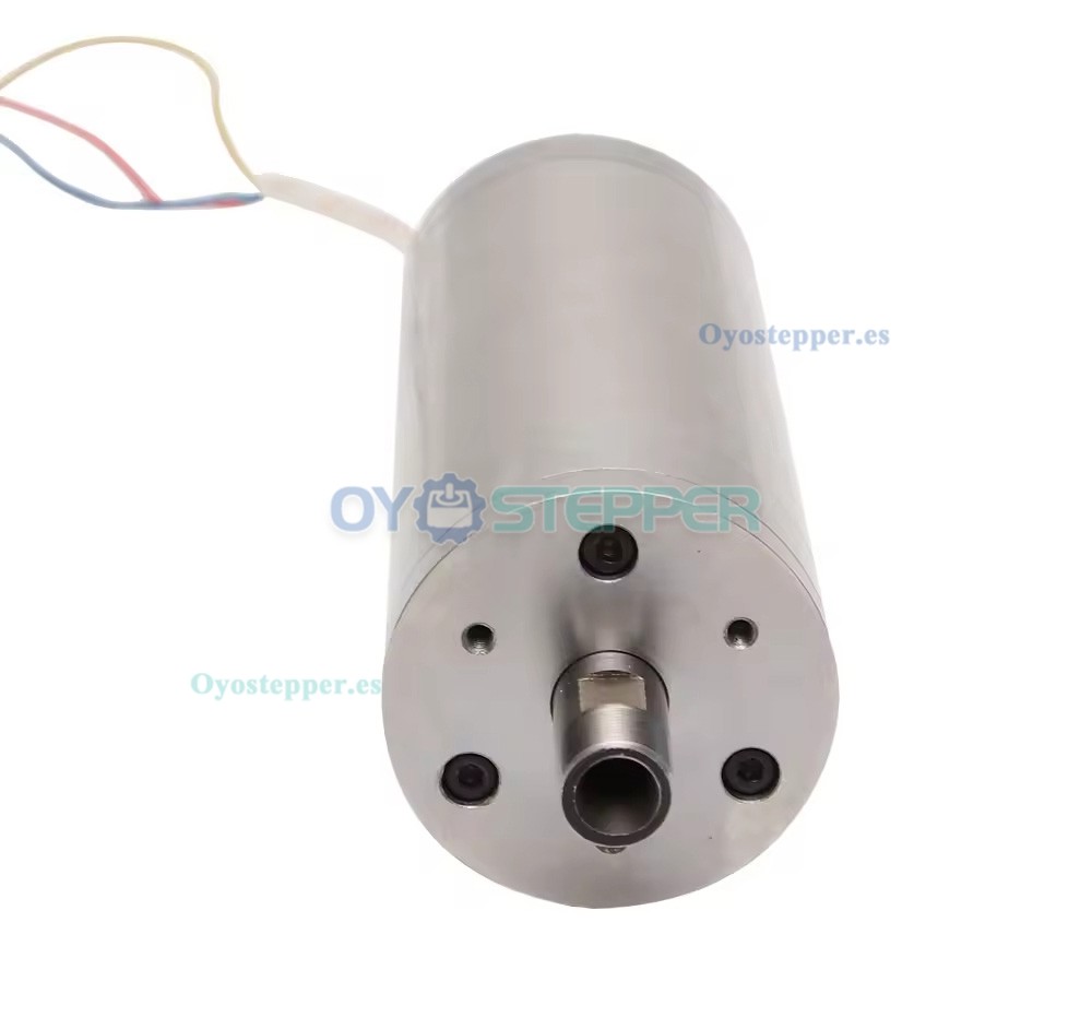 Motor de husillo CNC de 300W ER8 48mm 60000rpm 75V refrigerado por agua